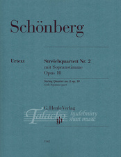 Streichquartett Nr. 2 op. 10 mit Sopranstimme